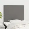 Image de vidaXL Hoofdborden 2 st 80x5x78/88 cm stof donkergrijs3116027