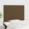 Image de vidaXL Hoofdborden 2 st 80x5x78/88 cm stof donkerbruin3116029