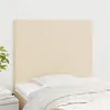 Image de vidaXL Hoofdborden 2 st 100x5x78/88 cm stof cràmekleurig3116047