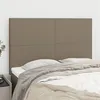 Image de vidaXL Hoofdborden 4 st 72x5x78/88 cm stof taupe3116054