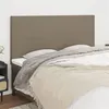 Image de vidaXL Hoofdborden 4 st 100x5x78/88 cm stof taupe3116078