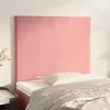 Image de vidaXL Hoofdborden 2 st 80x5x78/88 cm fluweel roze3116087