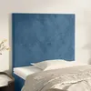 Image de vidaXL Hoofdborden 2 st 90x5x78/88 cm fluweel donkerblauw3116092