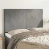 Image de vidaXL Hoofdborden 4 st 72x5x78/88 cm fluweel lichtgrijs3116100