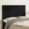 Image de vidaXL Hoofdborden 4 st 72x5x78/88 cm fluweel zwart3116102