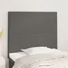 Image de vidaXL Hoofdborden 2 st 80x5x78/88 cm kunstleer grijs3116128