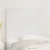 Image de Têtes de lit 2 pcs Blanc 90x5x78 88 cm Similicuir