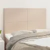 Image de vidaXL Hoofdborden 4 st 72x5x78/88 cm kunstleer cappuccinokleurig3116147