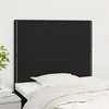 Image de vidaXL Hoofdborden 2 st 80x5x78/88 cm stof zwart3116168