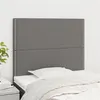Image de vidaXL Hoofdborden 2 st 90x5x78/88 cm stof donkergrijs3116175