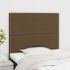 Image de vidaXL Hoofdborden 2 st 90x5x78/88 cm stof donkerbruin3116177