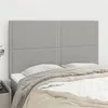 Image de vidaXL Hoofdborden 4 st 72x5x78/88 cm stof lichtgrijs3116190
