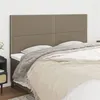 Image de vidaXL Hoofdborden 4 st 90x5x78/88 cm stof taupe3116210