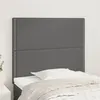 Image de vidaXL Hoofdborden 2 st 90x5x78/88 cm kunstleer grijs3116274