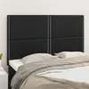 Image de vidaXL Hoofdbordem 4 st 72x5x78/88 cm kunstleer zwart3116282