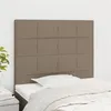 Image de vidaXL Hoofdborden 2 st 80x5x78/88 cm stof taupe3116310