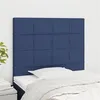 Image de vidaXL Hoofdborden 2 st 80x5x78/88 cm stof blauw3116312