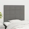 Image de vidaXL Hoofdborden 2 st 90x5x78/88 cm stof donkergrijs3116315