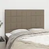Image de vidaXL Hoofdborden 4 st 72x5x78/88 cm stof taupe3116334