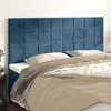 Image de vidaXL Hoofdborden 4 st 80x5x78/88 cm fluweel donkerblauw3116390