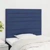 Image de vidaXL Hoofdborden 2 st 80x5x78/88 cm stof blauw3116452