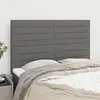 Image de vidaXL Hoofdborden 4 st 72x5x78/88 cm stof donkergrijs3116471