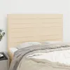 Image de vidaXL Hoofdborden 4 st 72x5x78/88 cm stof cràmekleurig3116475
