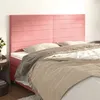 Image de vidaXL Hoofdborden 4 st 100x5x78/88 cm fluweel roze3116543