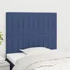 Image de vidaXL Hoofdborden 2 st 80x5x78/88 cm stof blauw3116550