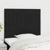 Image de vidaXL Hoofdborden 2 st 90x5x78/88 cm stof zwart3116554