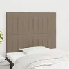 Image de vidaXL Hoofdborden 2 st 100x5x78/88 cm stof taupe3116564