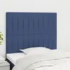 Image de vidaXL Hoofdborden 2 st 100x5x78/88 cm stof blauw3116566