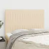 Image de vidaXL Hoofdborden 4 st 72x5x78/88 cm stof cràmekleurig3116573
