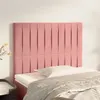 Image de vidaXL Hoofdborden 2 st 90x5x78/88 cm fluweel roze3116611