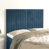Image de vidaXL Hoofdborden 4 st 72x5x78/88 cm fluweel donkerblauw3116622
