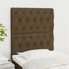 Image de vidaXL Hoofdborden 2 st 80x7x78/88 cm stof donkerbruin3116645