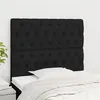 Image de vidaXL Hoofdborden 2 st 90x7x78/88 cm stof zwart3116652