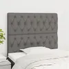 Image de vidaXL Hoofdborden 2 st 100x7x78/88 cm stof donkergrijs3116659