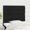 Image de vidaXL Hoofdborden 2 st 100x7x78/88 cm stof zwart3116660