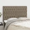 Image de vidaXL Hoofdborden 4 st 72x7x78/88 cm stof taupe3116670