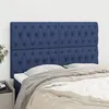 Image de vidaXL Hoofdborden 4 st 72x7x78/88 cm stof blauw3116672