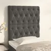 Image de vidaXL Hoofdborden 2 st 80x7x78/88 cm fluweel donkergrijs3116699