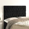 Image de vidaXL Hoofdborden 4 st 72x7x78/88 cm fluweel zwart3116718