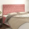 Image de vidaXL Hoofdborden 4 st 90x7x78/88 cm fluweel roze3116733