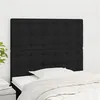 Image de vidaXL Hoofdborden 2 st 80x5x78/88 cm stof zwart3116742