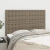 Image de vidaXL Hoofdborden 4 st 72x5x78/88 cm stof taupe3116768