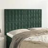 Image de vidaXL Hoofdborden 4 st 72x5x78/88 cm fluweel donkergroen3116817