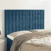 Image de vidaXL Hoofdborden 4 st 72x5x78/88 cm fluweel donkerblauw3116818
