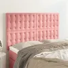 Image de vidaXL Hoofdborden 4 st 72x5x78/88 cm fluweel roze3116819