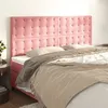 Image de vidaXL Hoofdborden 4 st 100x5x78/88 cm fluweel roze3116837
